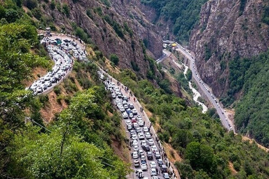 ترافیک پرحجم در هراز و ورودی‌های پایتخت