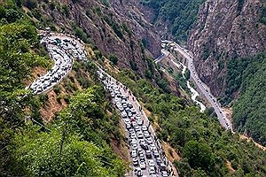 ترافیک پرحجم در هراز و ورودی‌های پایتخت