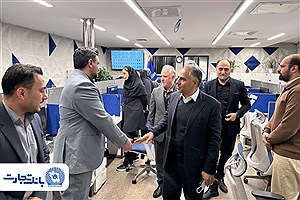 بازدید مدیرعامل بانک تجارت از مرکزارتباط مشتریان 1554