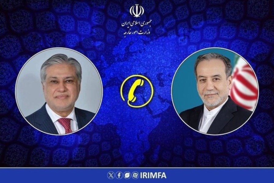 رایزنی تلفنی وزرای خارجه ایران و پاکستان درباره آخرین روند مذاکرات