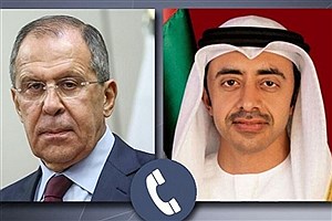 تماس تلفنی لاوروف با وزیر خارجه امارات درباره جنگ و تنگه هرمز