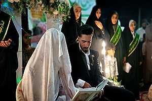 برگزاری جشن «پیوند آسمانی زوج‌های جان‌فدا»در تهران+ فیلم