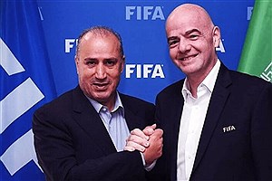 رییس فیفا از حضور تیم ملی در جام جهانی استقبال کرد