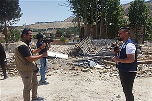بازدید خبرنگاران عربی از قلعه فلک‌الافلاک در خرم‌آباد