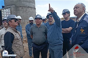 حضور میدانی مدیرعامل صبانور در سایت کردستان| خیز صبانور برای بهره‌برداری از طرح ملی گندله‌سازی کردستان