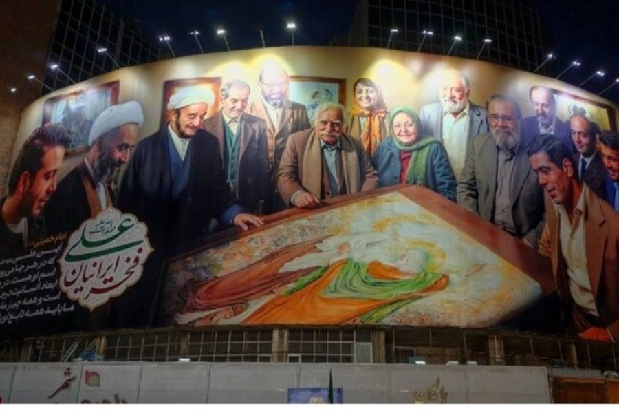 محسن چاوشی مهمان دیوارنگاره میدان ولیعصر(عج) شد