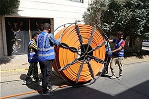 مخابرات تهران فیبرنوری را به جنت‌آباد آورد