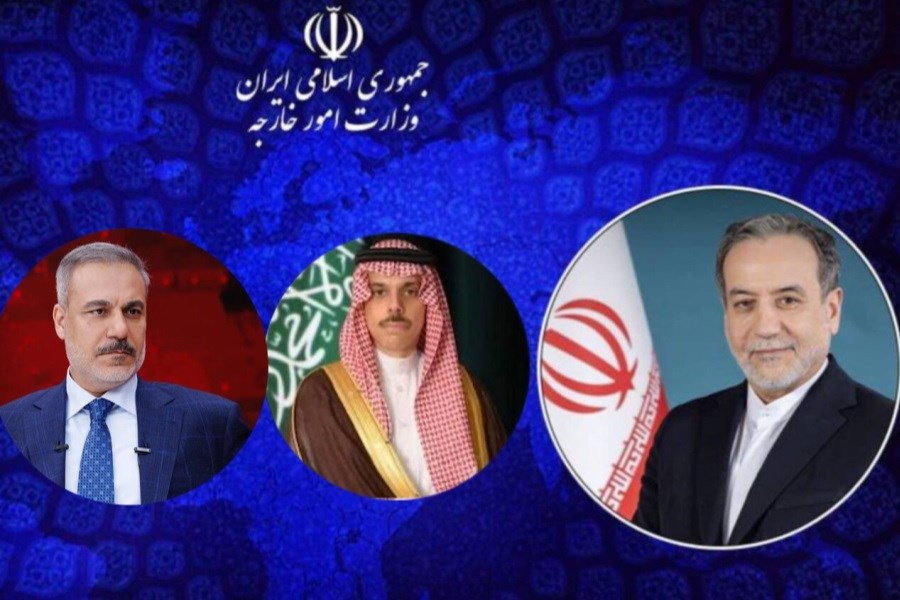 عراقچی با وزرای خارجه ترکیه و عربستان گفتگو کرد