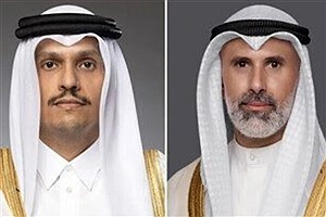 رایزنی وزرای خارجه قطر و کویت درباره توافق ایران و آمریکا