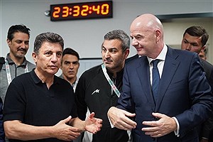 رئیس فیفا خطاب به ایران: با قلب‌تان بجنگید و تاریخ بسازید