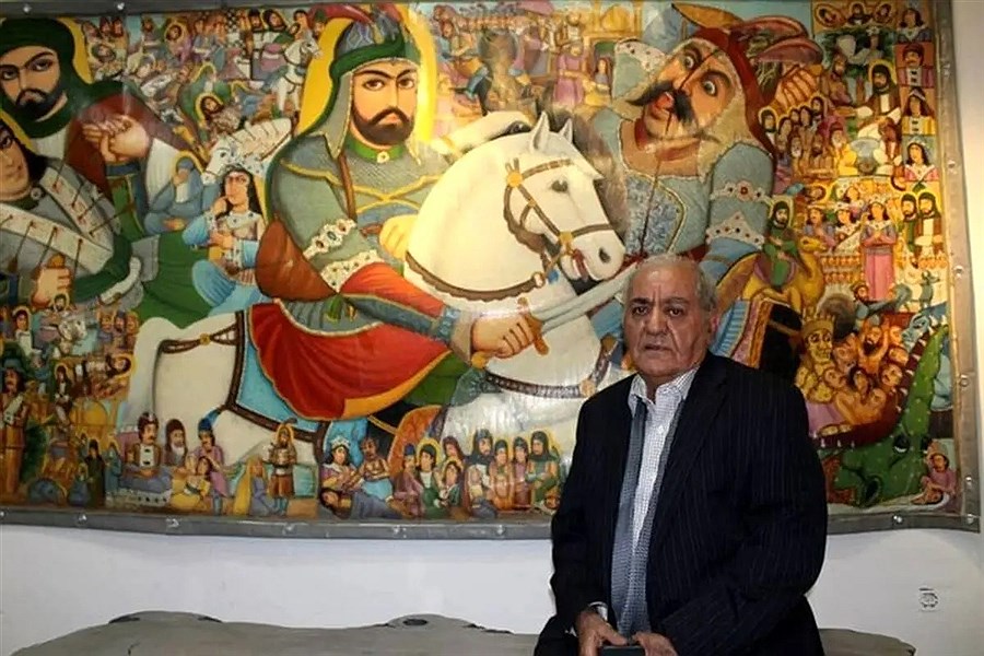 نقاش روایت‌های مذهبی و حماسی ایران آسمانی شد