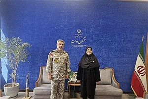 سخنگوی ارتش با سخنگوی دولت دیدار کرد