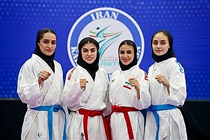 صعود مقتدرانه بانوان کاراته ایران به فینال قهرمانی آسیا