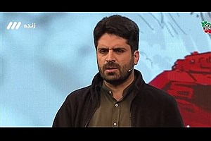 شعر تند محمد رسولی علیه ترامپ در مراسم اقامه نماز بر پیکر رهبر شهید