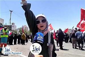 روایت مردم مشهد از داغ قائد امت؛ این بار از دل جمعیت با میکروفن پُرسون | ببینید