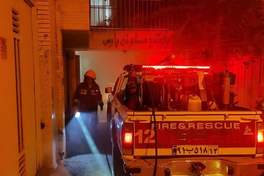 آتش‌سوزی در ساختمان مسکونی اصفهان؛ ۸ نفر نجات پیدا کردند