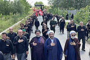 نقش‌آفرینی خوب شهرداری خشکبیجار در برگزاری آیین پیاده‌روی جاماندگان اربعین