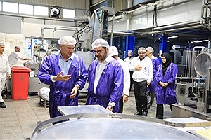 بازدید متقی‌نیا از لبنیات پاک؛ امنیت غذایی از زنجیره تولید می‌گذرد