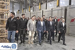 بازدید مدیرعامل بانک تجارت از شرکت "آکو باتری" در راستای تقویت همکاری‌ها