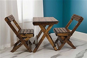 خرید میز و صندلی تاشو چوبی؛ ترکیب زیبایی، کاربرد و استفاده بهینه از فضا