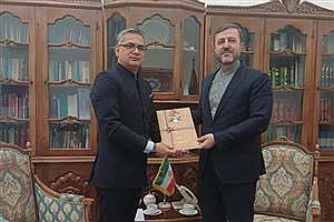 سفیر هند با غریب‌آبادی دیدار و گفت‌وگو کرد