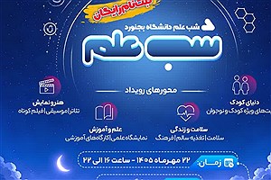 دانشگاه بجنورد در "شب علم" میزبان خانواده‌ها و دانش‌آموزان می‌شود