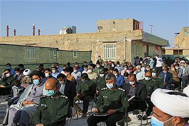 تصویر افتتاح حوزه مقاومت شهید سلیمانی در آزادشهر یزد