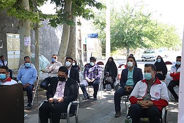 تصویر آیین افتتاح پنجمین خانه هلال در شهرستان خاتم