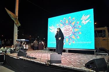 تصویر برگزاری جشن دهه کرامت در یکی از مناطق کم برخوردار یزد