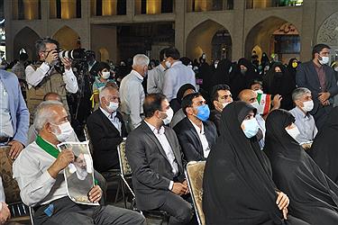 تصویر گردهمایی بزرگ حامیان رئیسی در یزد به روایت تصویر