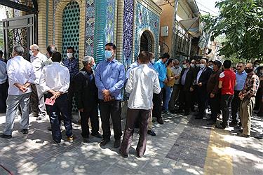 تصویر حضور تمامی اقشار در پای صندوق های رای خراسان شمالی