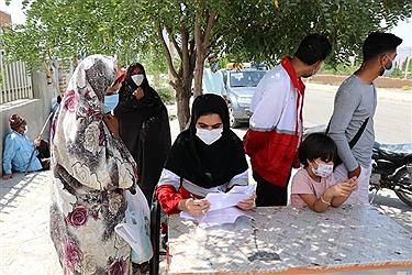 تصویر محل استقرار تیم های درمان اضطراری در روستاهای زلزله زده خراسان شمالی