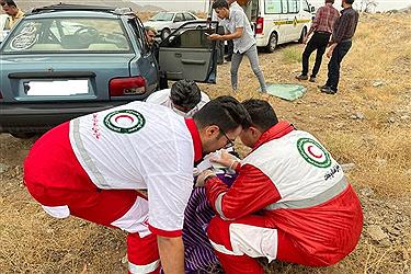 تصویر تصاویری از امداد رسانی جمعیت هلال احمر یزد به حادثه دیدگان