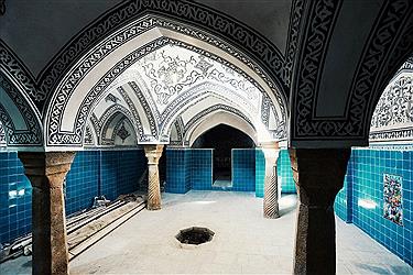 تصویر حمام تاریخی کبابیان همدان مرمت شد