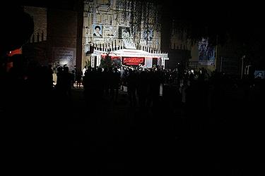 تصویر مراسم عزاداری محرم حسینی در مزار شهدای گمنام شهر سنندج
