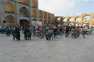 تصویر همایش دوچرخه سواری &quot;میدان به میدان با مرد میدان&quot; در یزد