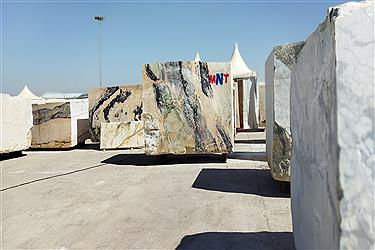 تصویر افتتاحیه سیزدهمین نمایشگاه بین‌المللی سنگ در محلات