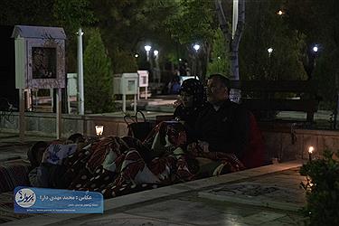 تصویر شب قدر 21  رمضان درجوار شهدای بهشت رضا مشهد