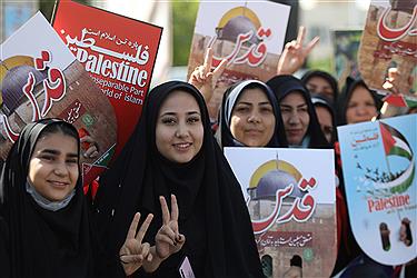 تصویر راهپیمایی روز قدس در مشهد به روایت تصویر