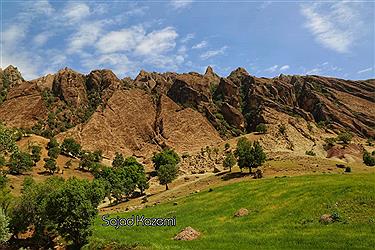 تصویر مهراب کوه دلفان ، کوهی پر از رمز و راز و افسانه ای