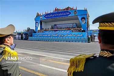 تصویر مراسم رژه روز ارتش با حضور رییس جمهور