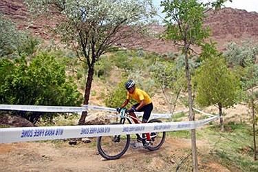 تصویر برگزاری مسابقات دوچرخه سوای کوهستان