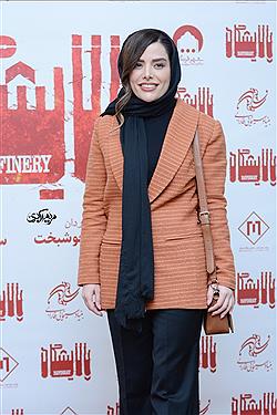 تصویر استایل جنجالی و متفاوت سپیده آرمان بازیگر در جشنواره فیلم فجر در برج میلاد