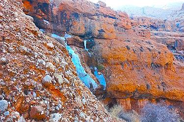 تصویر سرمای زمستانی شیراز با کم‌ترین بارش