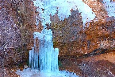 تصویر سرمای زمستانی شیراز با کم‌ترین بارش