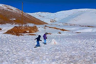 تصویر آخرین برف‌های سپیدان در پایان اسفند ماه 1403&#47; عکس ببینید