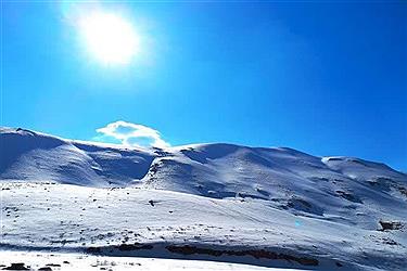 تصویر آخرین برف‌های سپیدان در پایان اسفند ماه 1403&#47; عکس ببینید