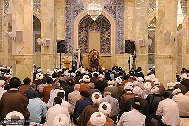 تصویر یک‌سال پس از رحلت؛ اجتماع علما و مردم در مسجد اعظم؛ یاد آیت‌الله العظمی محفوظی (ره) زنده شد