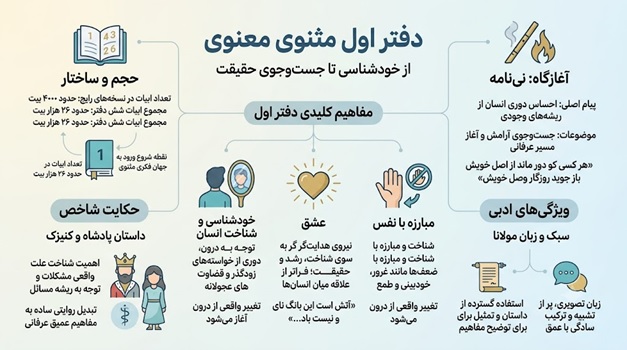 دفتر اول مثنوی چند بیت است؟