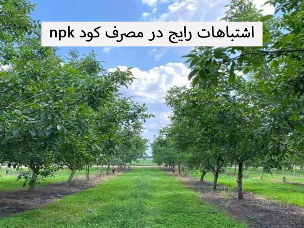 اشتباهات رایج در مصرف کود npk